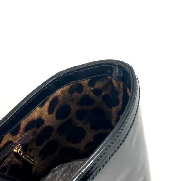 DOLCE & GABBANA Tassel fringe logo Leopard print Shoulder Bag Tote Bag - Picture 2 of 13